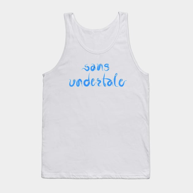 sans undertale Tank Top by le_onionboi